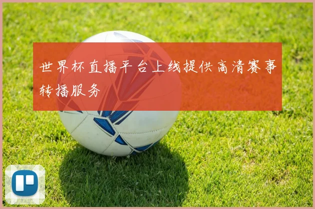 世界杯直播平台上线提供高清赛事转播服务